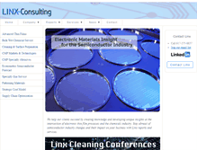 Tablet Screenshot of linx-consulting.com